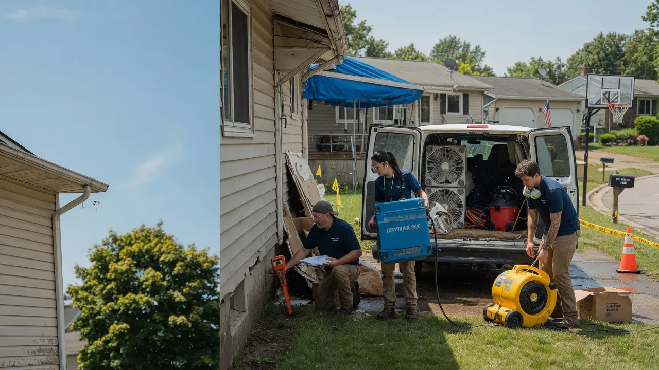 Ceiling Leak Cleanup in Queensbury, NY near me